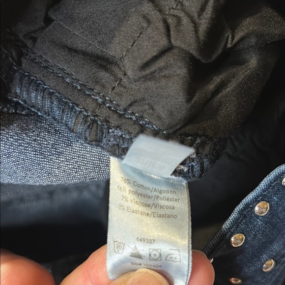 VENUS Dark Blue Studded Skinny Jeans - Picture 7 of 11